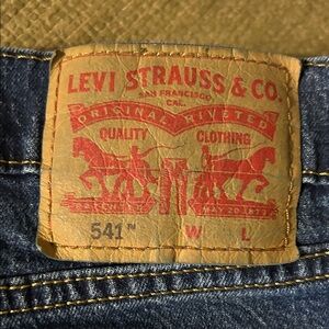 Men’s Levi's 541 Straight Jeans 46 x 34 Work Casual Cowboy